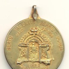 Medallas temáticas: 20 DE MAYO DE 1906 MUY RARA MEDALLA DE PLATA DE SAN VALENTIN FAUSTINO BERRIO OCHOA. ELORRIO VIZCAYA.