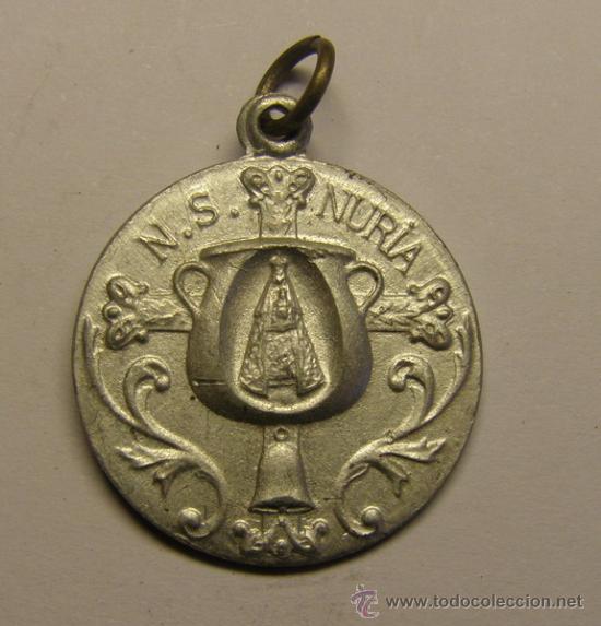 Medallas tem&aacute;ticas: Medalla de Nostra Senyora de N&uacute;ria.