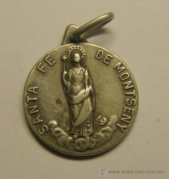 Medallas tem&aacute;ticas: Medalla de Santa Fe de Montseny. Fogars de Montcl&uacute;s.