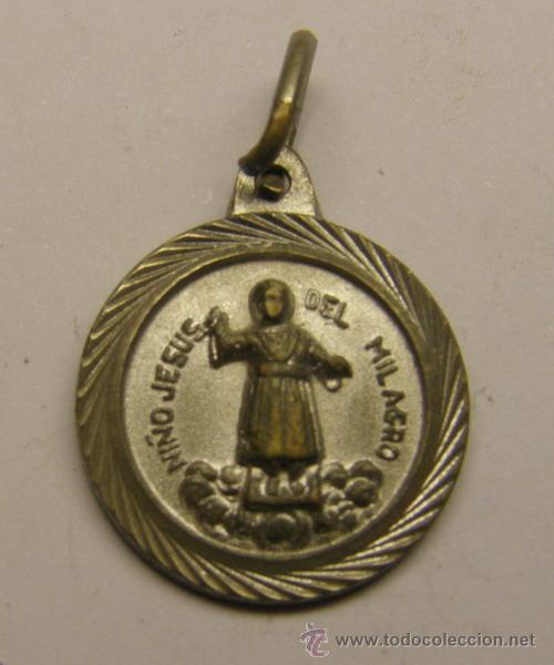 Thematische Medaillen: Medalla religiosa del Ni&ntilde;o Jes&uacute;s del Milagro.