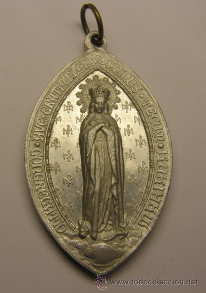 Medaglie tematiche: Medalla  Inmaculada, Santos S. Luis Gonzaga, S. Francisco Javier, S. Estanislao de Kotska. Mediana.