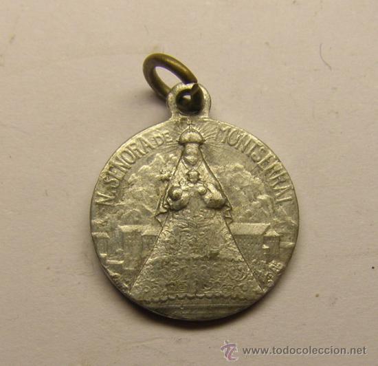 Medaglie tematiche: Medalla religiosa de Nuestra S&ordf; de Montserrat.