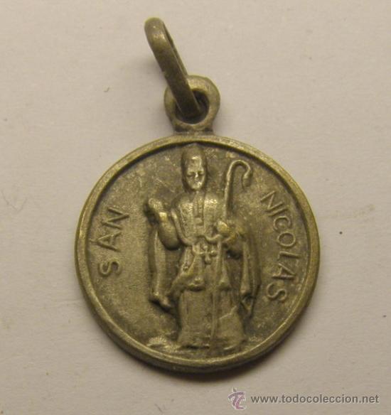 Medallas tem&aacute;ticas: Medalla religiosa de San Nicol&aacute;s. - Foto 1