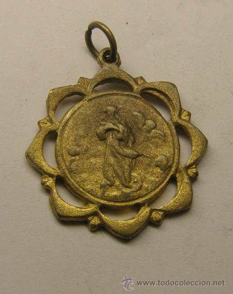 Medallas tem&aacute;ticas: Medalla religiosa.Virgen. - Foto 2