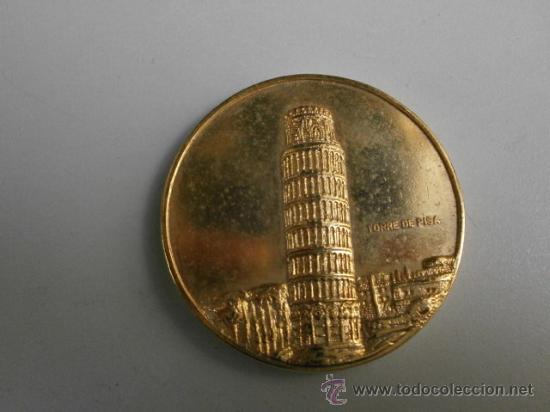 Medallas tem&aacute;ticas: MEDALLA TORRE DE PISSA MONEDA-5 - Foto 1