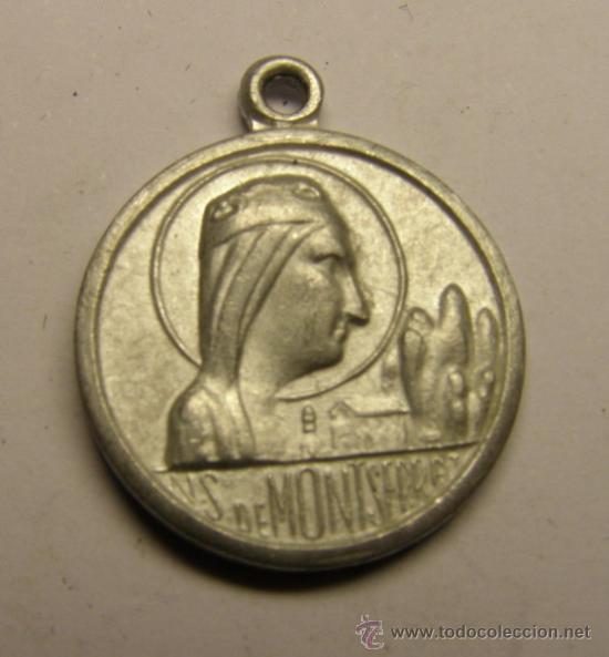 Thematic medals: Medalla religiosa de N&ordf; S&ordf; de Montserrat.