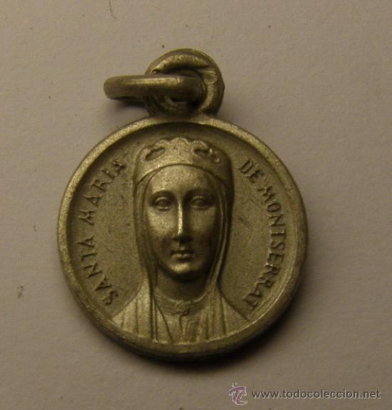Thematic medals: Medalla religiosa de Santa Maria de Montserrat.