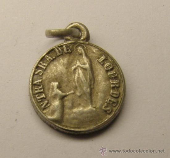 Thematic medals: Medalla religiosa de N&ordf; S&ordf; de Lourdes.