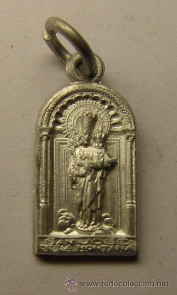 Thematic medals: Medalla religiosa de San Jos&eacute; de la Monta&ntilde;a.