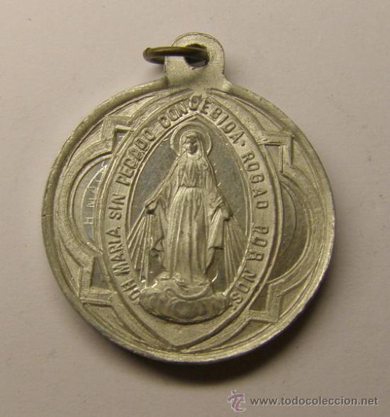 Medallas tem&aacute;ticas: Medalla religiosa Inmaculada Concepci&oacute;n. - Foto 1