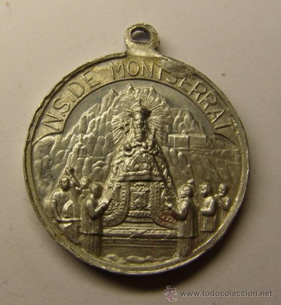 Thematic medals: Medalla religiosa N&ordf; S&ordf; de Montserrat.