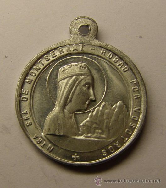 Thematic medals: Medalla religiosa N&ordf; S&ordf; de Montserrat. Siglo XX.