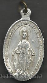 Thematic medals: ANTIGUA MEDALLA DE LA VIRGEN MARIA