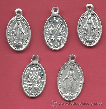 Thematic medals: BONITO LOTE DE CINCO ANTIGUAS MEDALLAS LAS DE LA FOTO