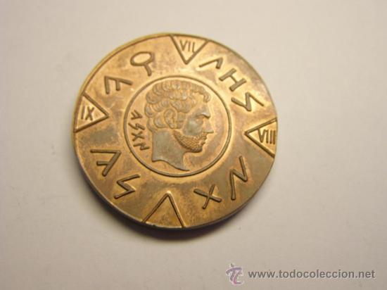 Thematic medals: Medalla XX a&ntilde;os de labor Numism&aacute;tica.