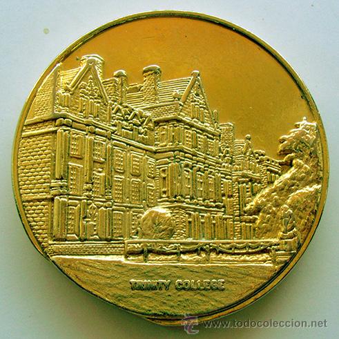 Medallas tem&aacute;ticas: IRLANDA - EIRE . GRAN MEDALLA TEM&Aacute;TICA .  TRINITY COLLEGE - Foto 1