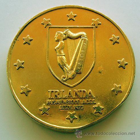 Medallas tem&aacute;ticas: IRLANDA - EIRE . GRAN MEDALLA TEM&Aacute;TICA .  TRINITY COLLEGE - Foto 2