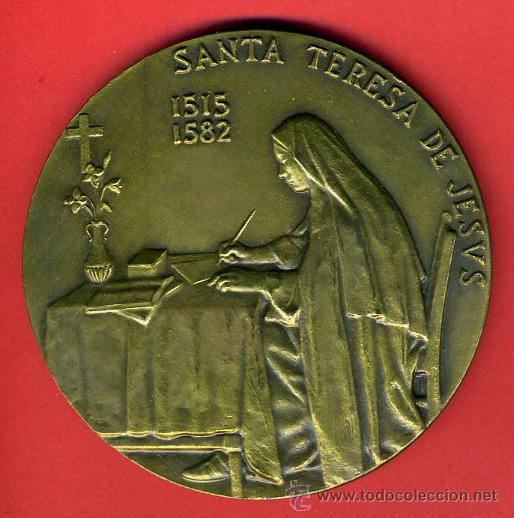 Medalla conmemorativa , santa teresa de jesus , - Vendido en Venta Directa  - 37944333