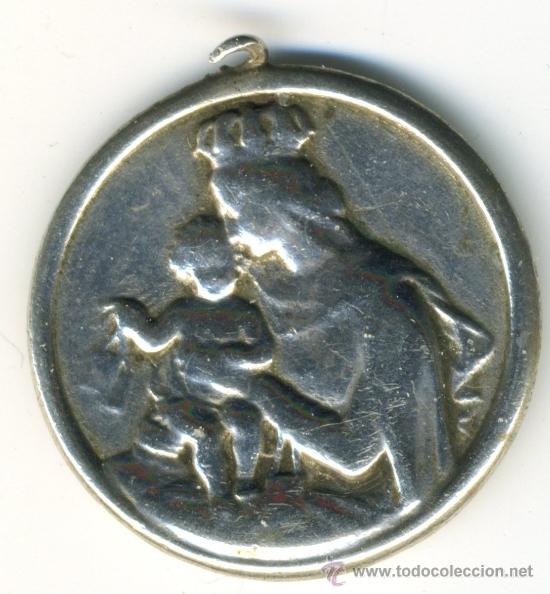 Medallas tem&aacute;ticas: Coraz&oacute;n de jes&uacute;s y la virgen. Plata - Foto 1