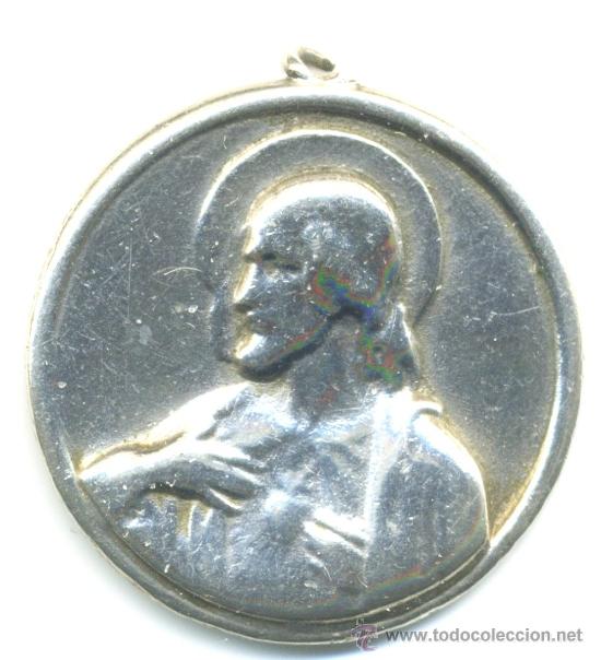 Medallas tem&aacute;ticas: Coraz&oacute;n de jes&uacute;s y la virgen. Plata - Foto 2