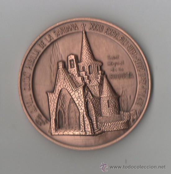 Thematic medals: MEDALLA CONMEMORATIVA RIPOLL CIUTAT PUBILLA DE LA SARDANA &middot; SANT MIQUEL DE LA ROQUETA