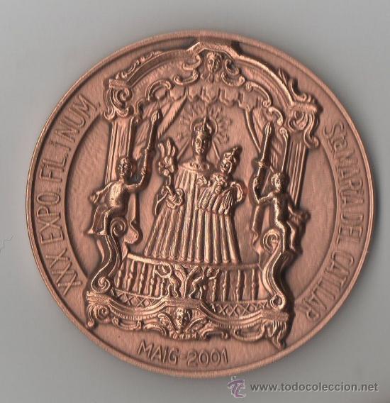 Thematic medals: MEDALLA CONMEMORATIVA SANTA MARIA DEL CATLLAR &middot; RIPOLL &middot; &Uacute;NICO EJEMPLAR EN VENTA &middot; RARO