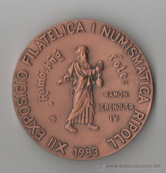 Thematische Medaillen: MEDALLA CONMEMORATIVA RAMON BERENGUER IV &middot; RIPOLL