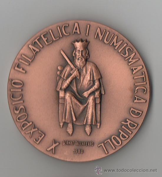 Thematic medals: MEDALLA CONMEMORATIVA BERNAT TALLAFERRO &middot; RIPOLL