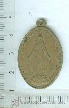 Medallas tem&aacute;ticas: MEDALLA RELIGIOSA  VIRGEN - Foto 1