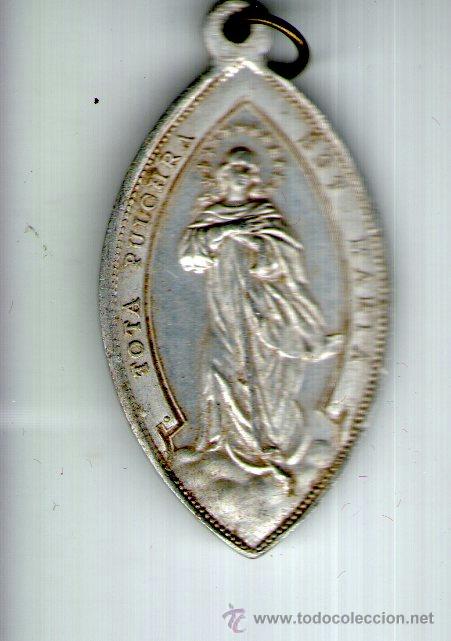 Thematic medals: medalla de la cofradia de las hijas de maria