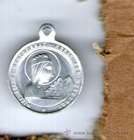 Thematic medals: medalla de la virgen de montserrat rogad por nosostros