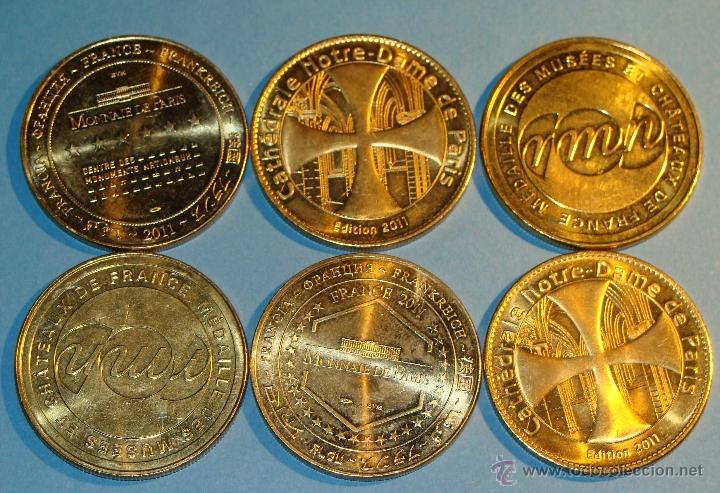 6 Monedas Medallas Monumentos De Paris Arco T Comprar Medallas Temáticas En Todocoleccion 5861