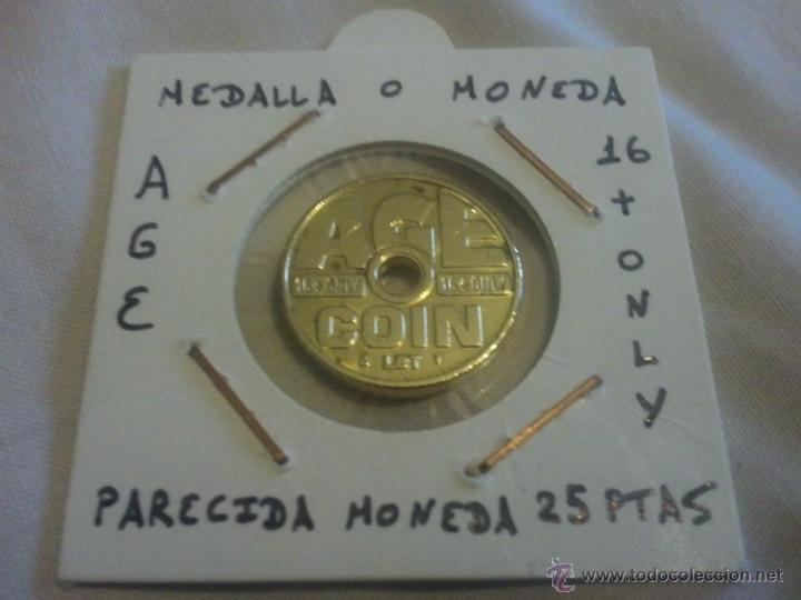 Medallas tem&aacute;ticas: medalla o moneda age encartonada - Foto 1
