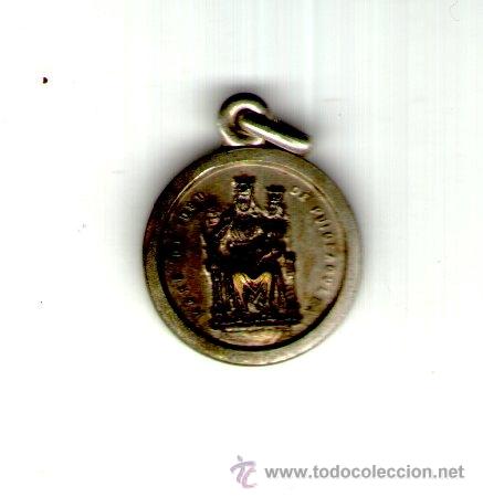 Thematic medals: peque&ntilde;a medalla del sagrado corazon y la mare de deu de puiglagulla