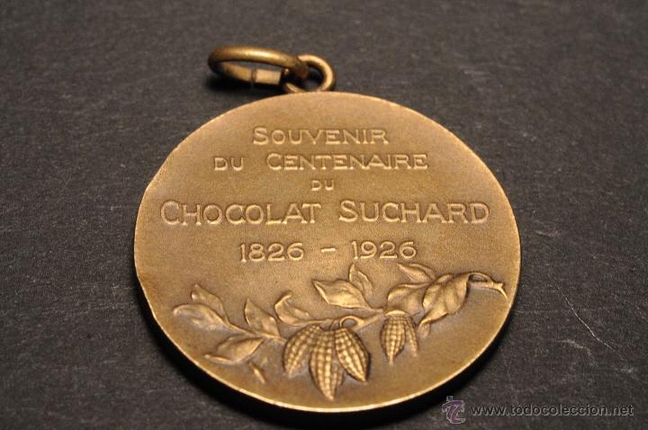 Medallas tem&aacute;ticas: MEDALLA DE BRONCE EN RELIEVE CENTENARIO SUCHARD 1926 - Foto 2