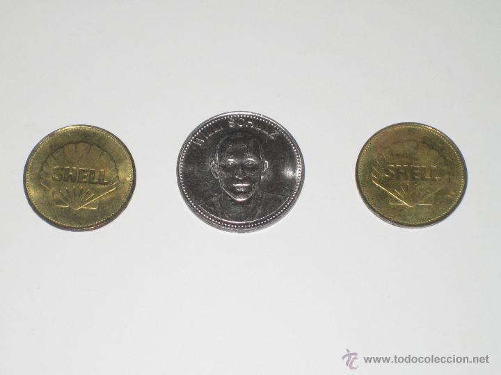 Thematic medals: LOTE DE TRES MONEDAS SHELL - MEXICO 1970