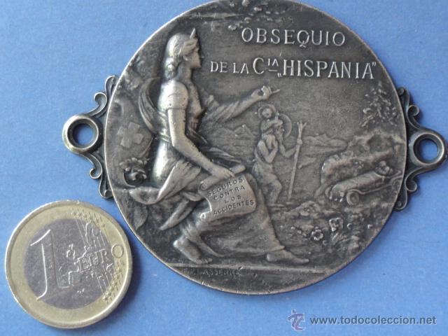 Medallas tem&aacute;ticas: Placa obsequio de la Cia Hispania - Foto 1