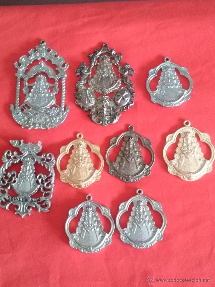 Thematic medals: 8 MEDALLAS HERMANDADES DEL ROCIO