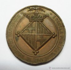 Medallas temáticas: BARCELONA. MEDALLA ESCUELA PUBLICA MUNICIPAL DE MUSICA 1894 - 1895. LOTE 0106. Lote 44681637