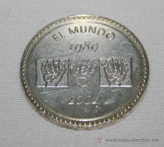 Thematic medals: MEDALLA O FICHA DE EL MUNDO - TACITO - 1989-2004 - 2&ordf;