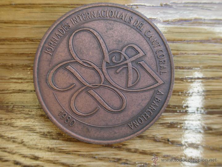 Thematic medals: Medalla, Jornades Internacionals del Cant Coral a Barcelona, Sarria, Sant Gervasi, Pedralbes.
