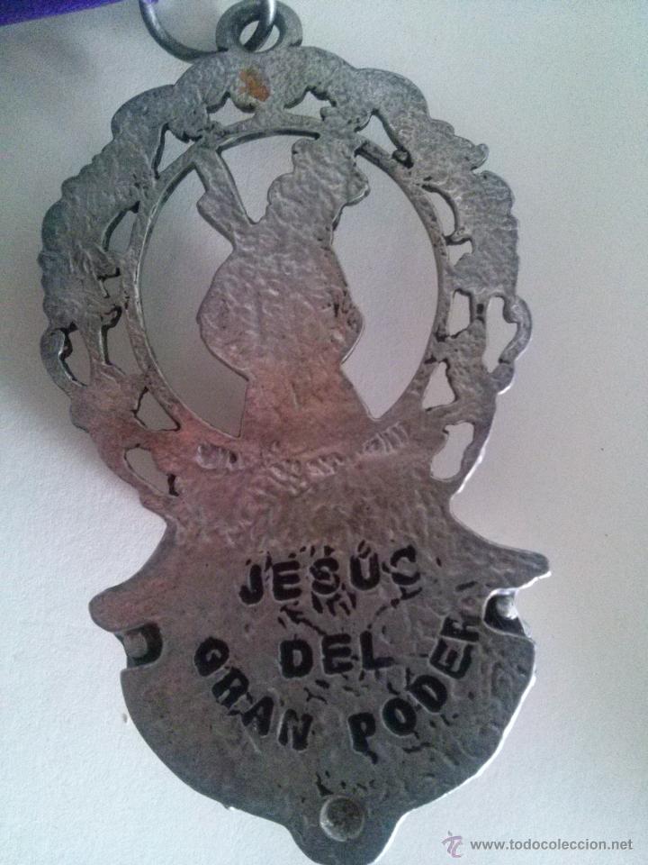 Medallas tem&aacute;ticas: SEMANA SANTA DE SEVILLA ,MEDALLA BENDITERA DE JESUS DEL GRAN PODER - Foto 3