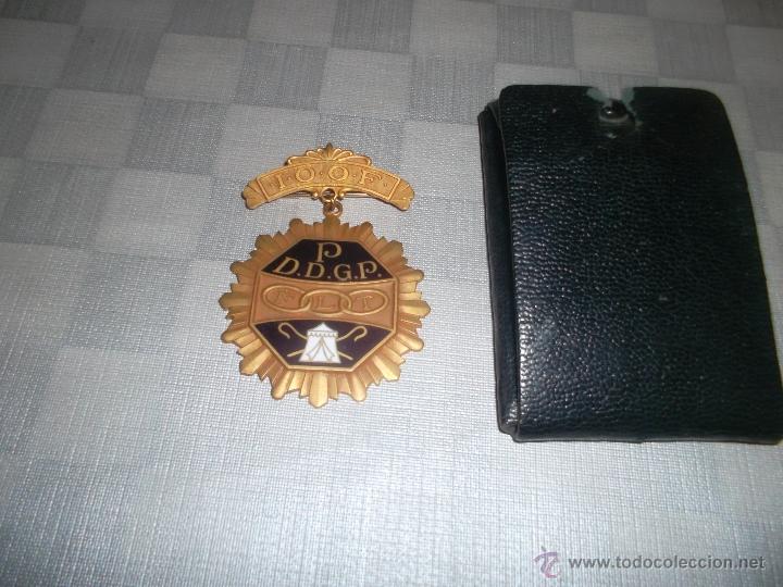 Medallas tem&aacute;ticas: medalla mazonica esmaltada - Foto 1