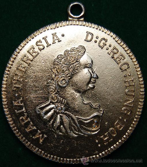 Thematic medals: MEDALLA DE ALUMINIO MARIA TERESA DE HUNGRIA