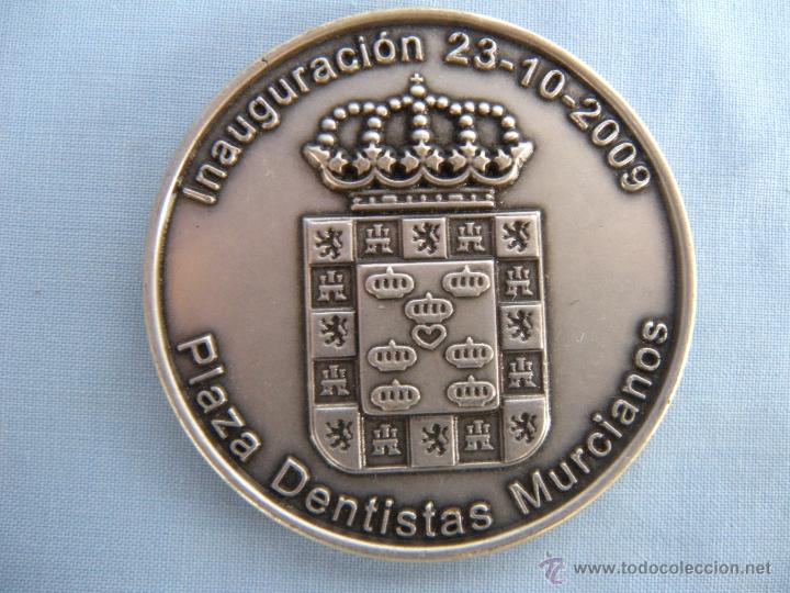 Thematic medals: DENTISTA. MONEDA MEDALLA INAGURACI&Oacute;N PLAZA DENTISTAS MURCIANOS.