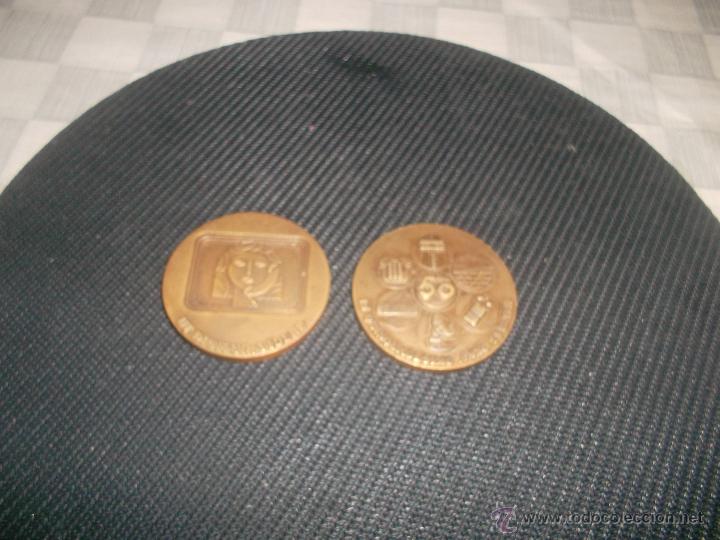 Thematic medals: lote de 2 monedas conmemorativas telefonica