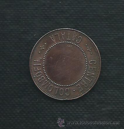 Medaglie tematiche: Medalla Centre Colombofil Catala.