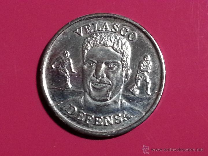 Medaglie tematiche: MEDALLA FUTBOL DEFENSA VELASCO  COLECCION OFICIAL DE MEDALLAS DE LA SELECCION ESPA&Ntilde;OLA A&Ntilde;O 2000