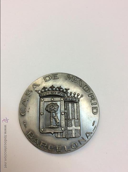 Medalhas tem&aacute;ticas: MEDALLA CONMEMORATIVA DE CASA MADRID-BARCELONA XXV ANIVERSARIO 1951-1976.