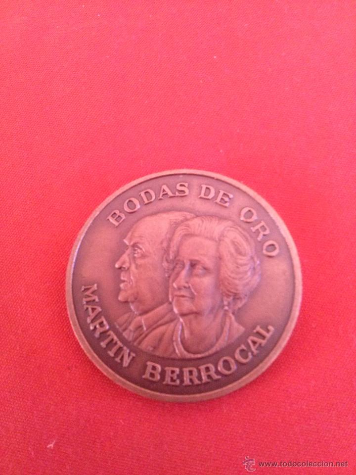 Medaglie tematiche: MEDALLA CONMEMORATIVA BODAS DE ORO MARTIN BERROCAL